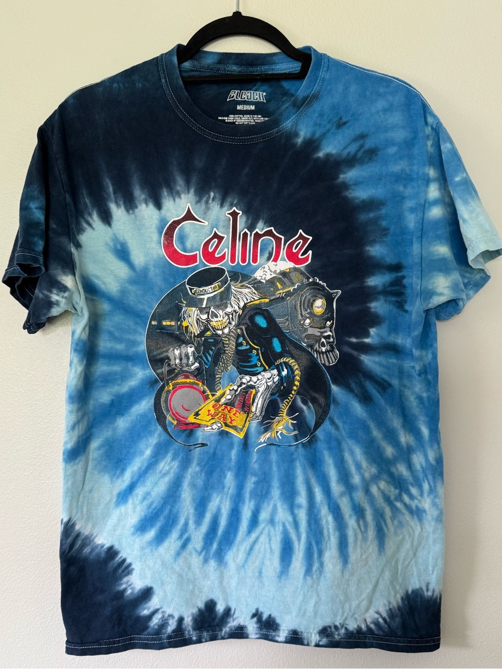 Bleach Tie-dye Celine Parody T Shirt Sz M